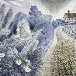 Farm House and Field by Eric Ravilious