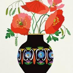 Poppies in a Vase by Brie Harrison