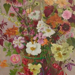 Still Life with Flowers and Jug by Cedric Morris