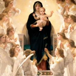 The Virgin with Angels by Adolphe William Bouguereau