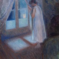 The Girl by the Window by Edvard Munch