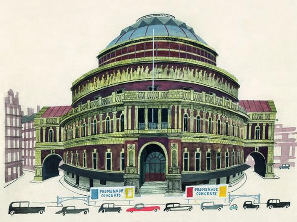 Royal Albert Hall by Miroslav Sasek
