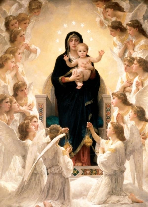 The Virgin with Angels by Adolphe William Bouguereau
